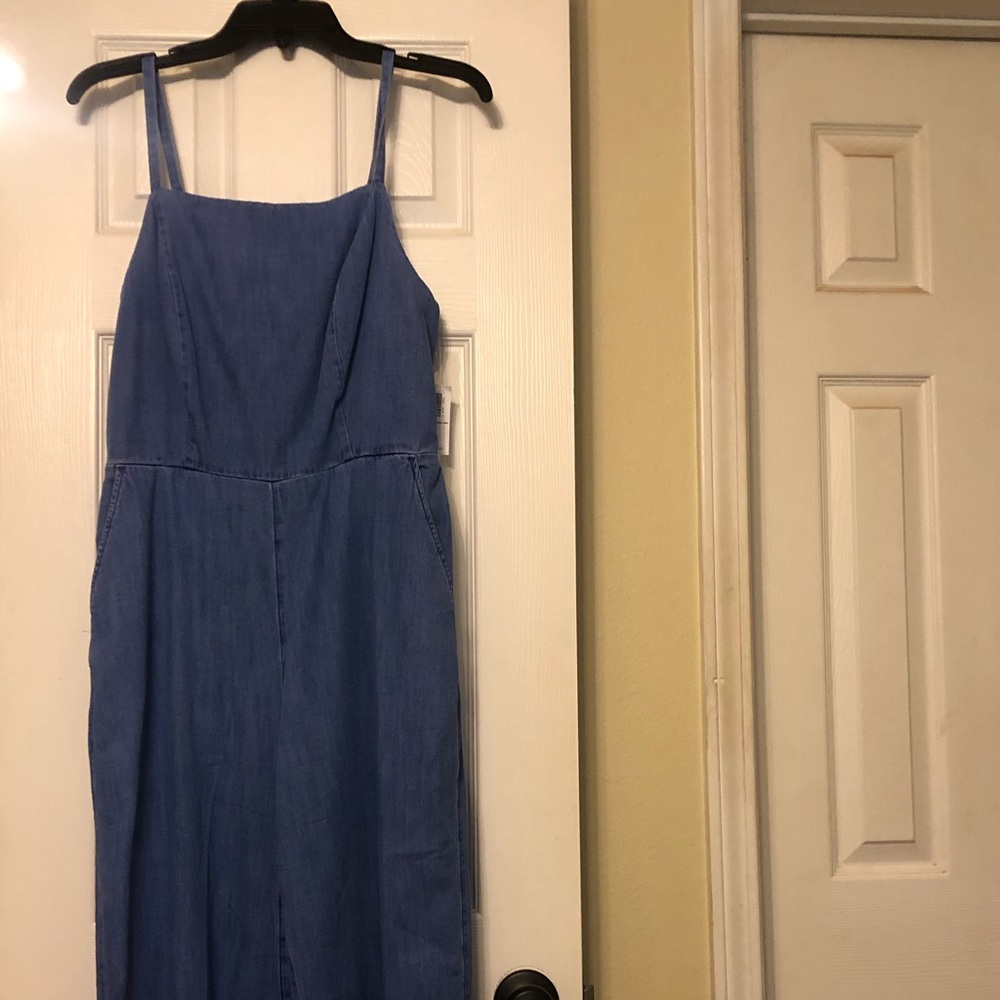 Chambray/Denim Jumpsuit, Brand New from Old Navy